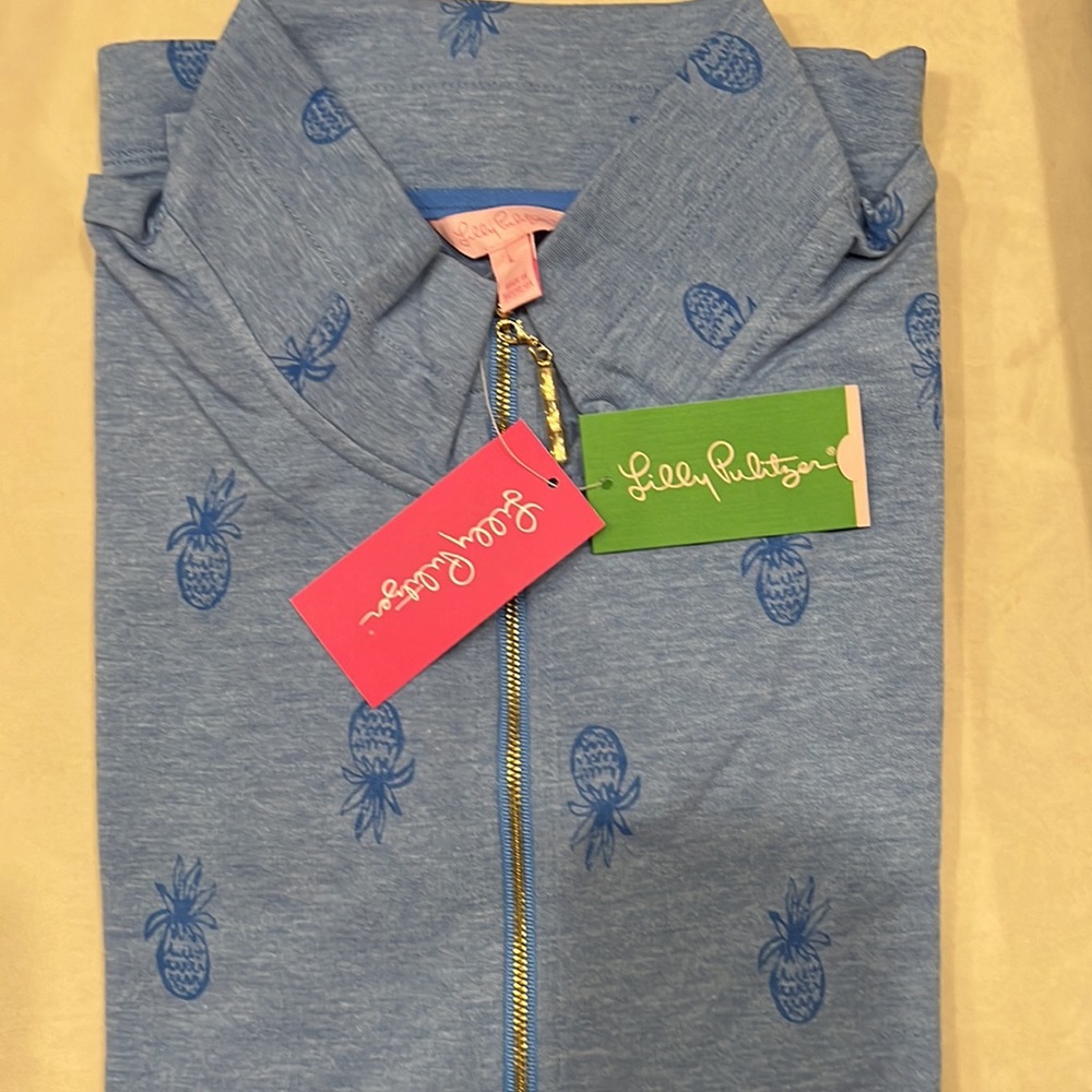 NWT Lilly Pulitzer Zipper Shirt